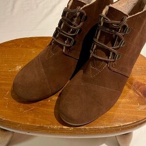 Toms Dark Brown Lace Up Boots